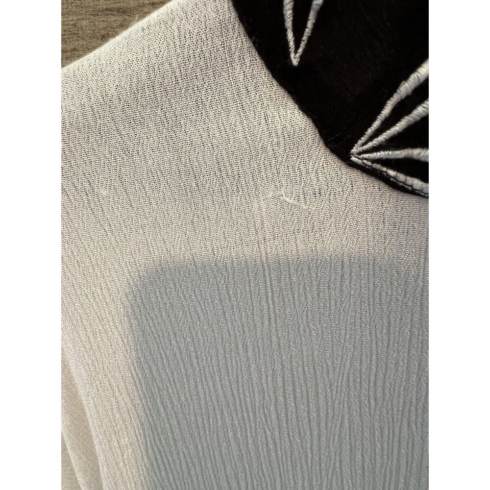 Express Boho Wrap Blouse Cover Up White One Size Caftan Lagenlook - Picture 6 of 9